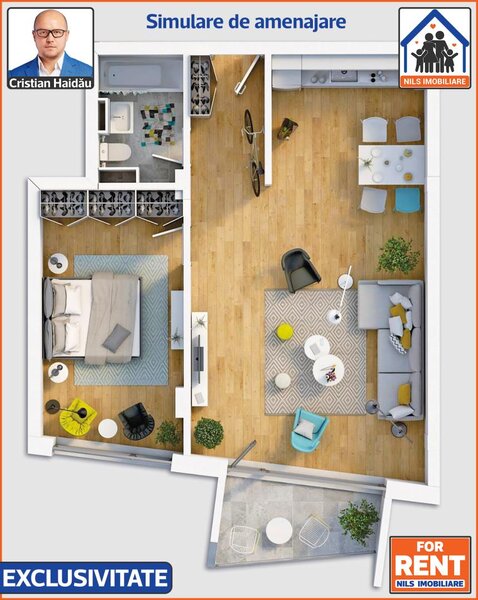 Piata Victoriei De inchiriat: Apartament 2 camere |Bloc nou